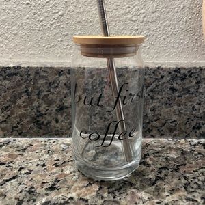 Beer can glass cut